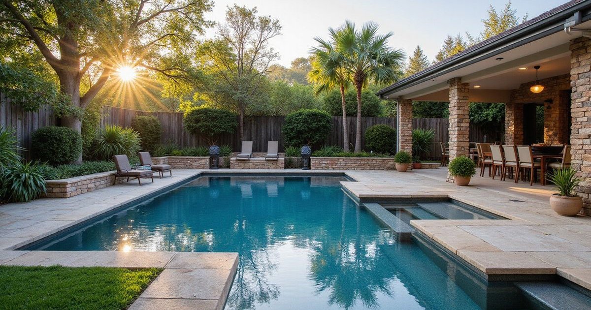 Melbourne pool landscaping trends with native plantings